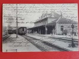 AK: BAHNHOF LE LOCLE - JAHR 1907 - SEHR SELTEN