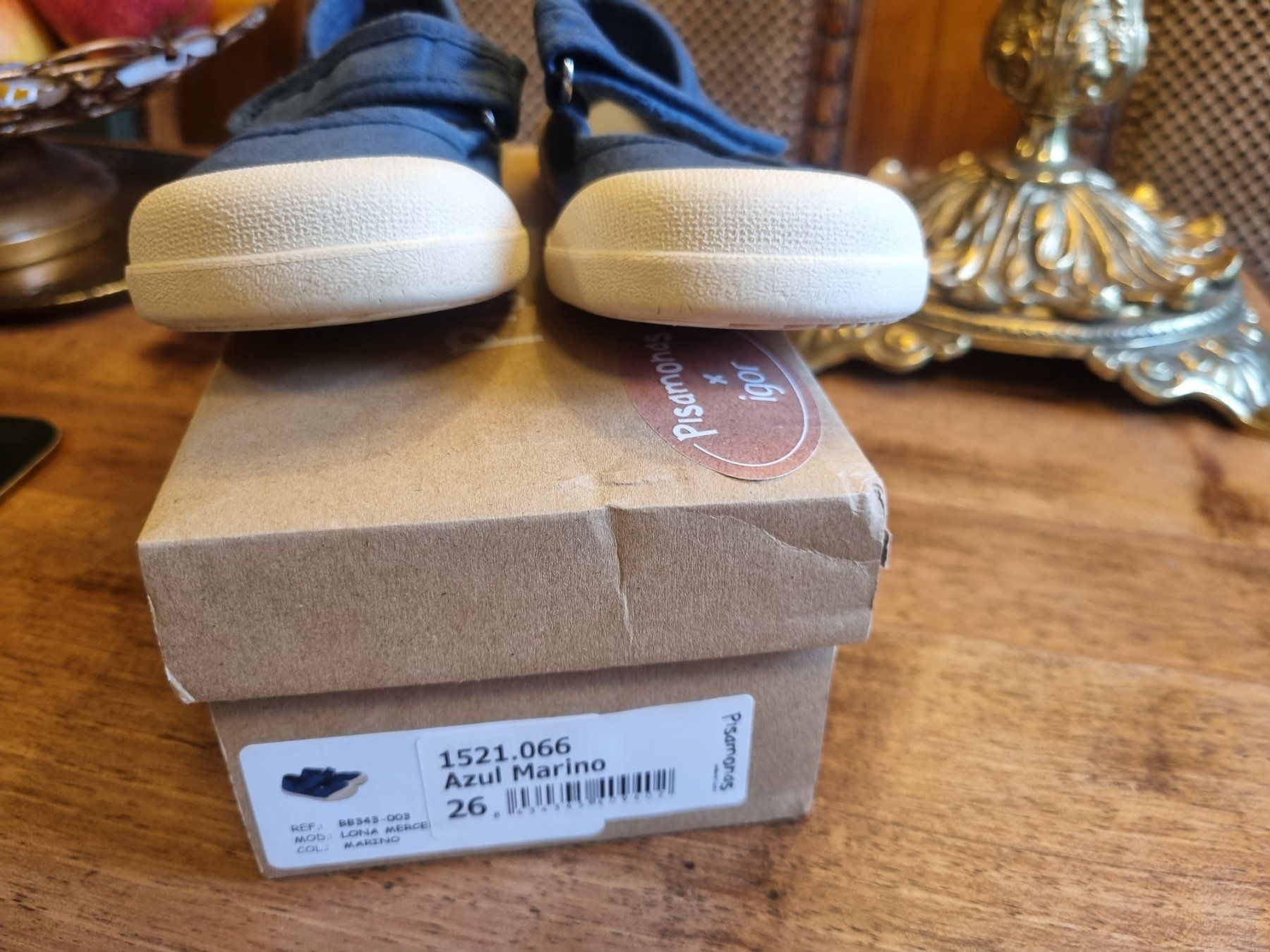 Scarpe per ragazzi: Pisamonas Barefoot Kinder Schuhe Gr. 26 blau – Usato da Scharnachtal venduto da devin03 8