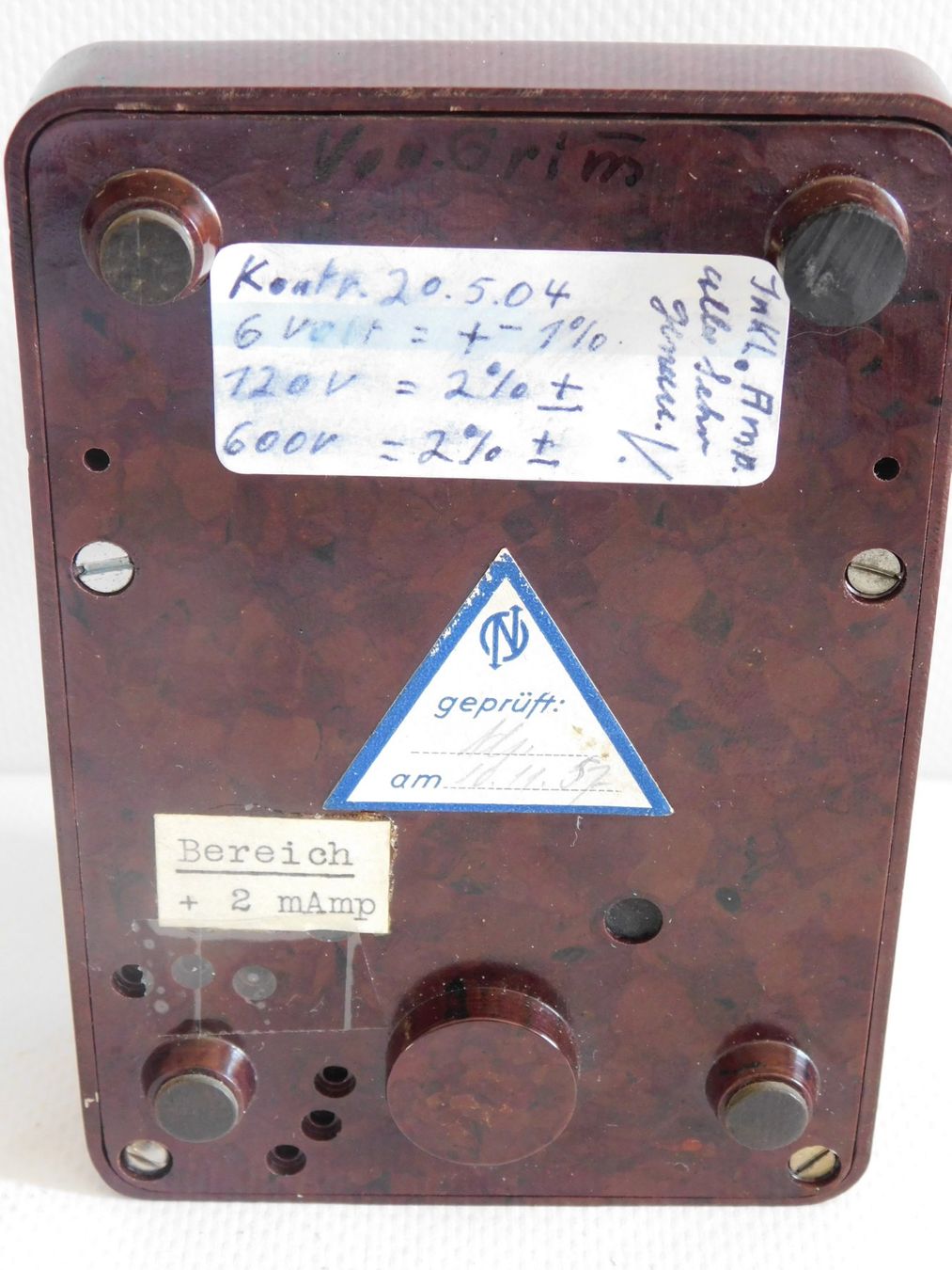 Messen: Antik Multimeter Type PA 1950er – Gebraucht aus Emmenbrücke von Neverlaand-22 3