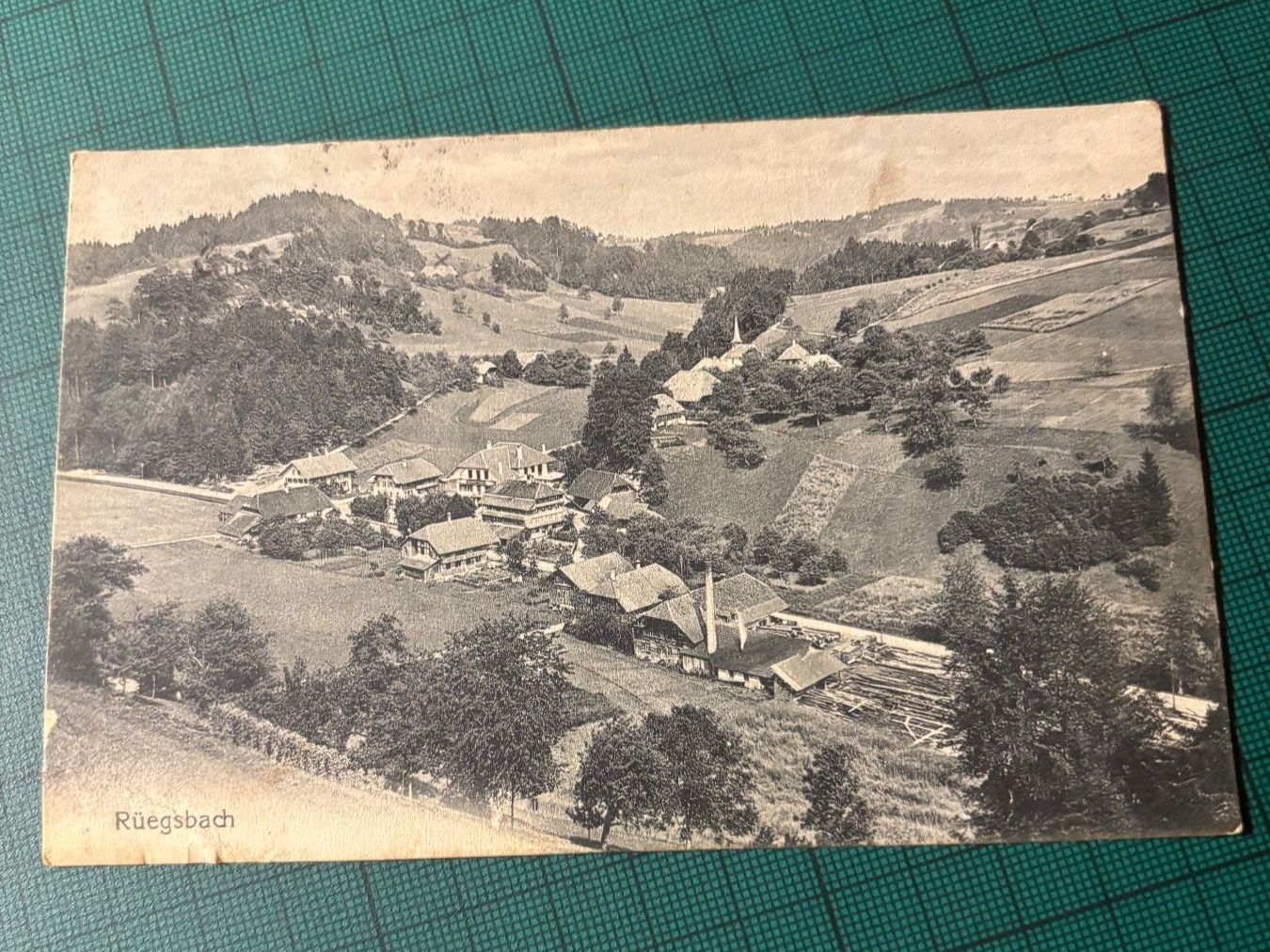 Cartoline postali: AK Rüegsbach BE 1922 – Usato da Utzenstorf venduto da Rose0303 1