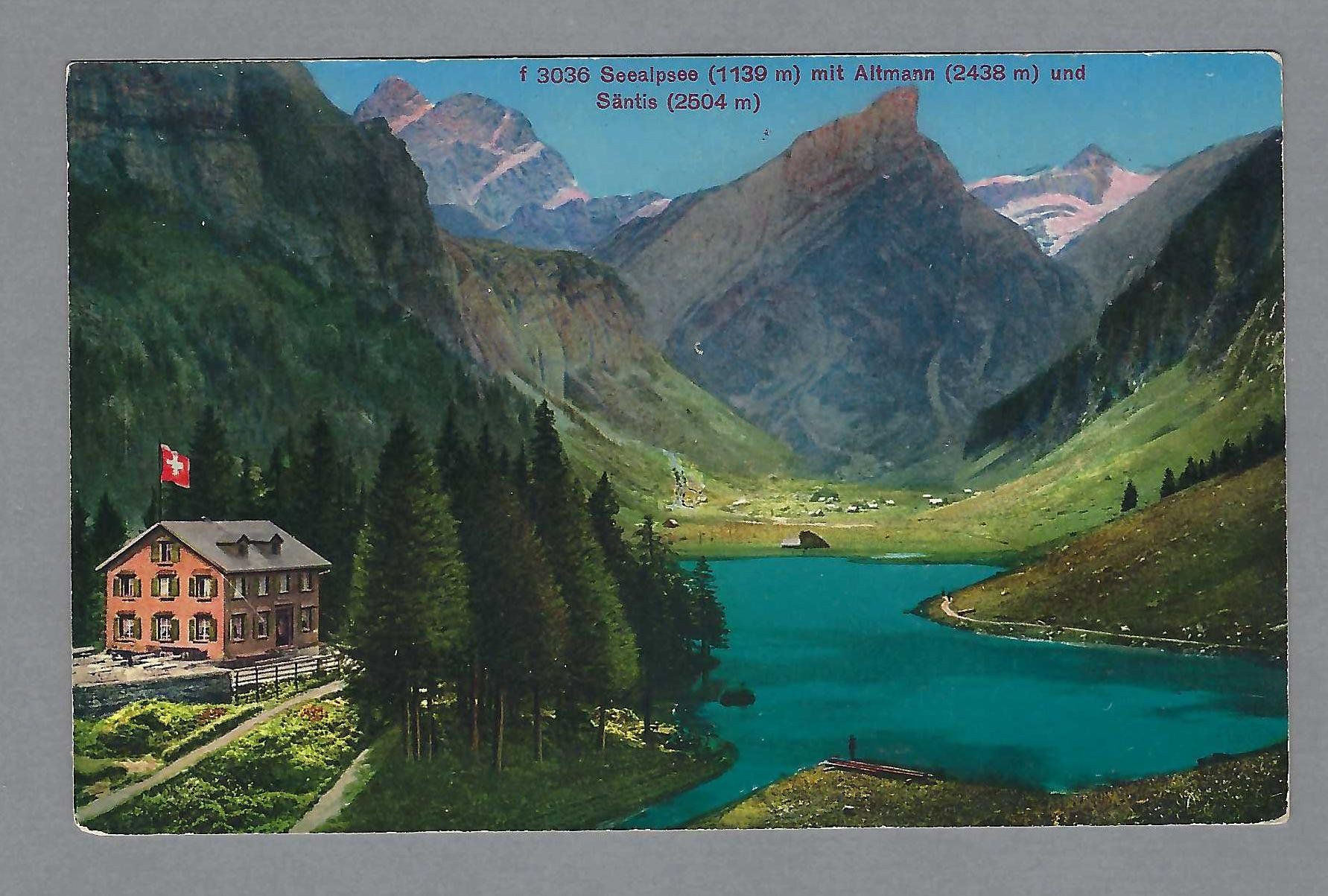 Cartoline postali: 1932, SEEALPSEE – Usato da Pura venduto da ulisse1957