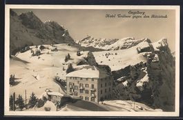 Engelberg, Hotel Trübsee gegen den Bitz