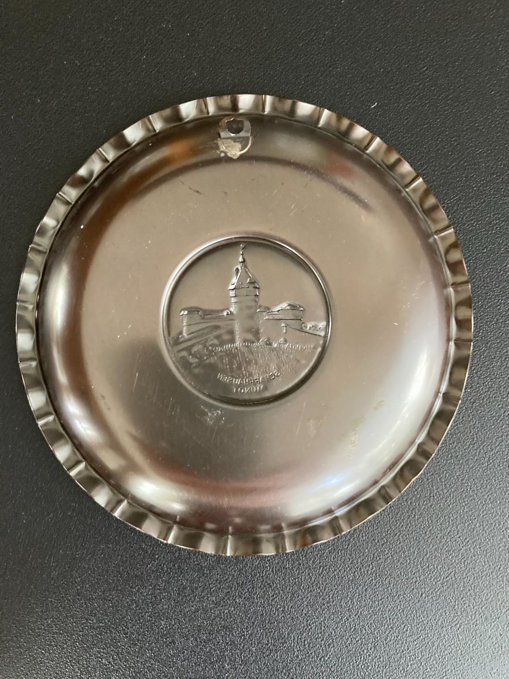 Piatti: Kupferteller  Wandteller  Schaffhausen  Munot – Usato da Subingen venduto da ArtBead 1