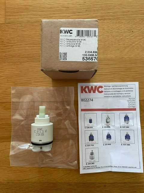 Armaturen: Steuerpatrone KWC – Neu und originalverpackt aus Stäfa von Indi59