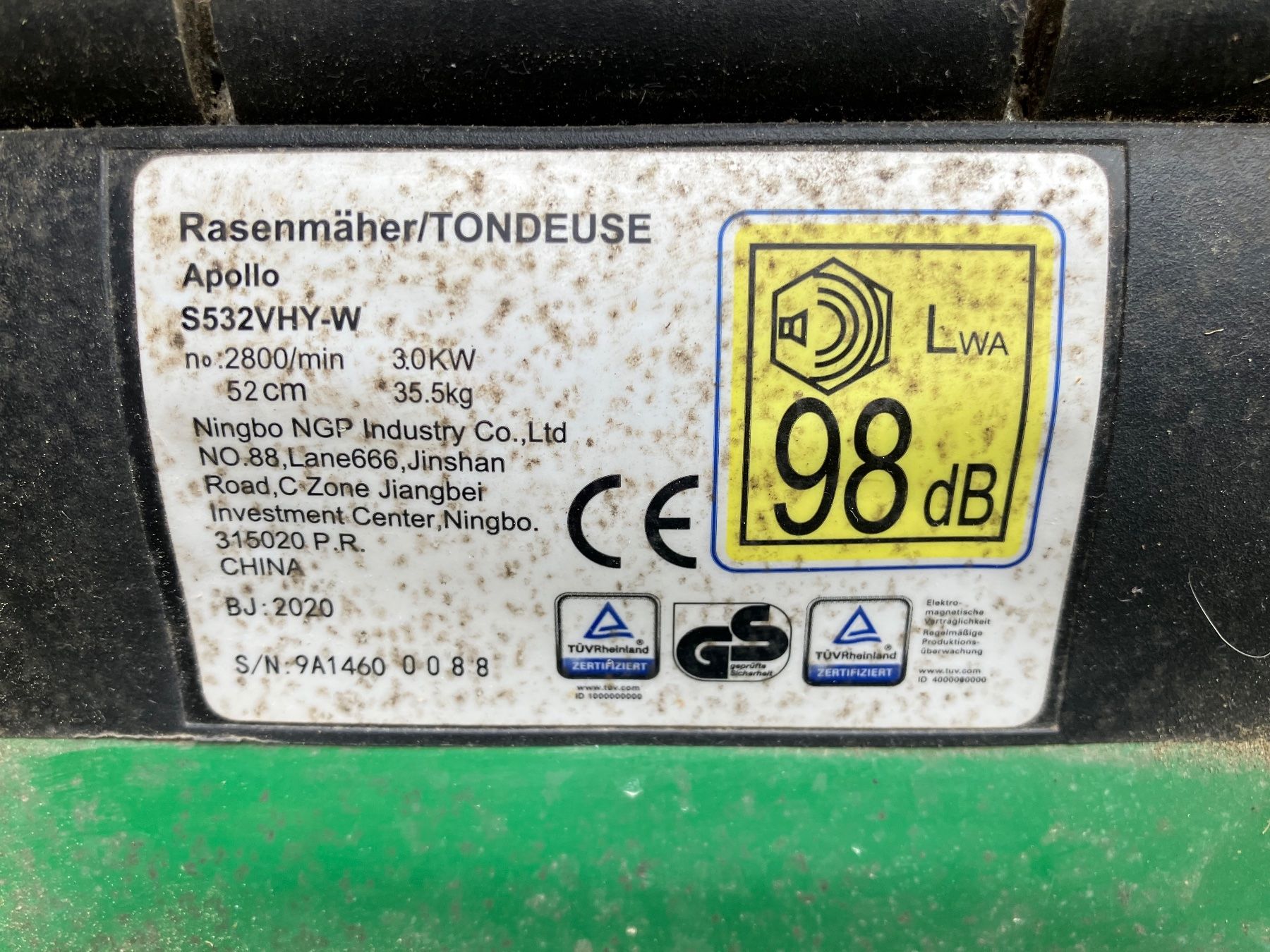 Rasenmäher: Rasenmäher Apollo T8 – Defekt aus Rüti ZH von captnjohnny 2