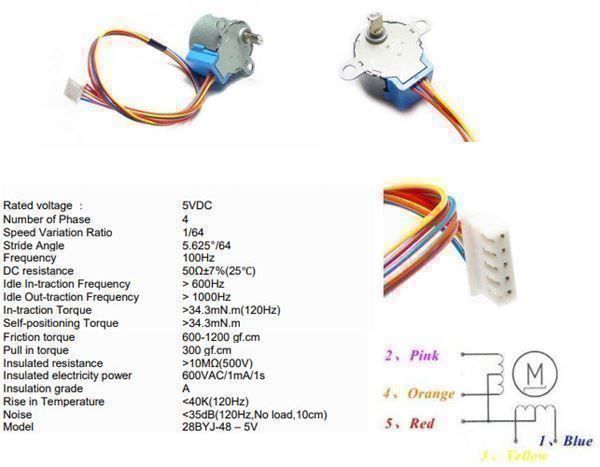 Motori: Schrittmotor 28BYJ-48 mit ULN2003 Driver – Nuovo (secondo la descrizione) da Riehen venduto da GrauerBaer55 2