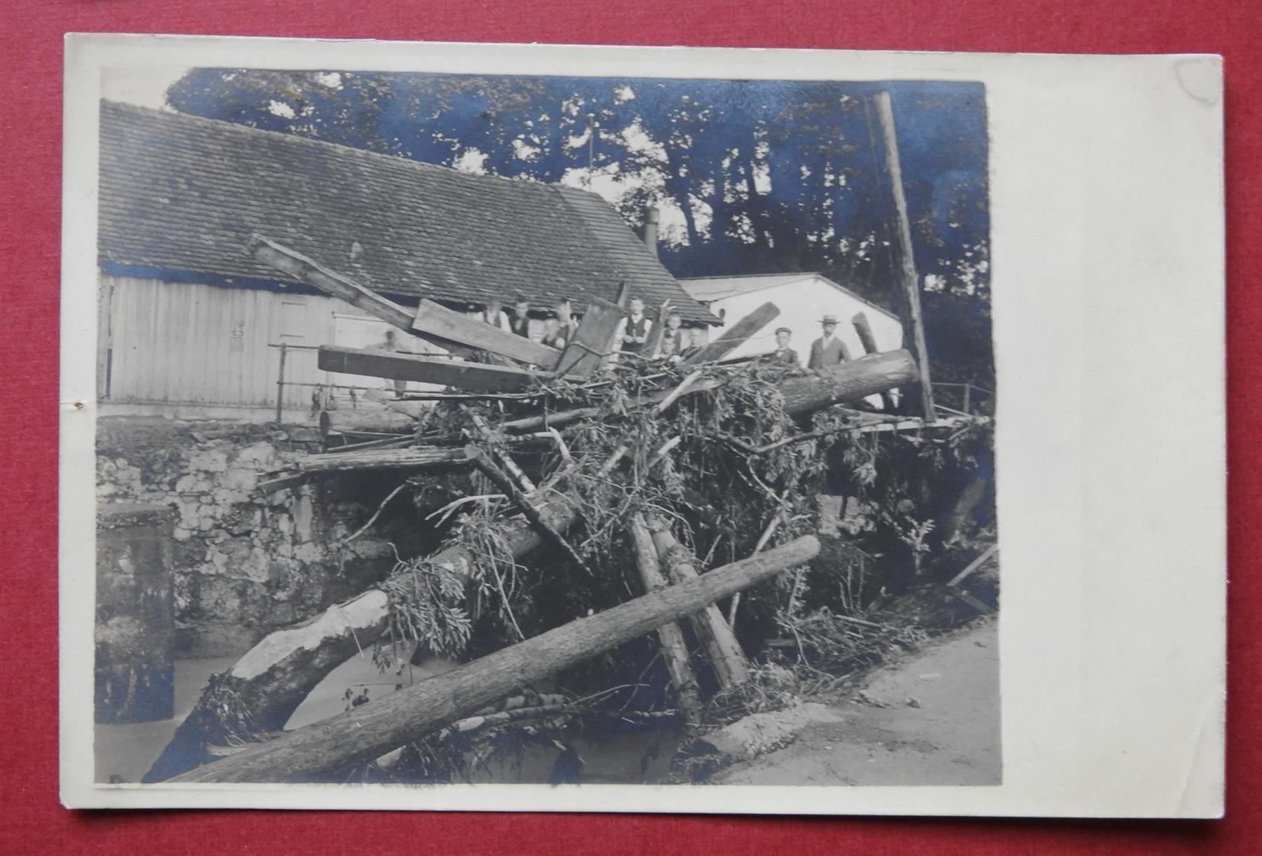 Cartoline postali: 2 AK - Sturmkatastrophe 1919 Grub St.G. – Usato da Rain venduto da 999-800-K 2