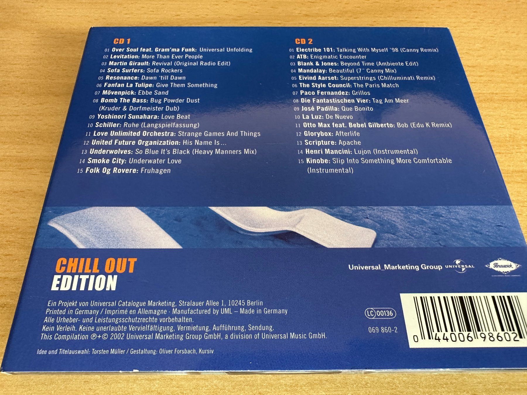 CD: Various – Chill Out Edition - 2 CD – Usato da Rikon im Tösstal venduto da Alpenmutz 1