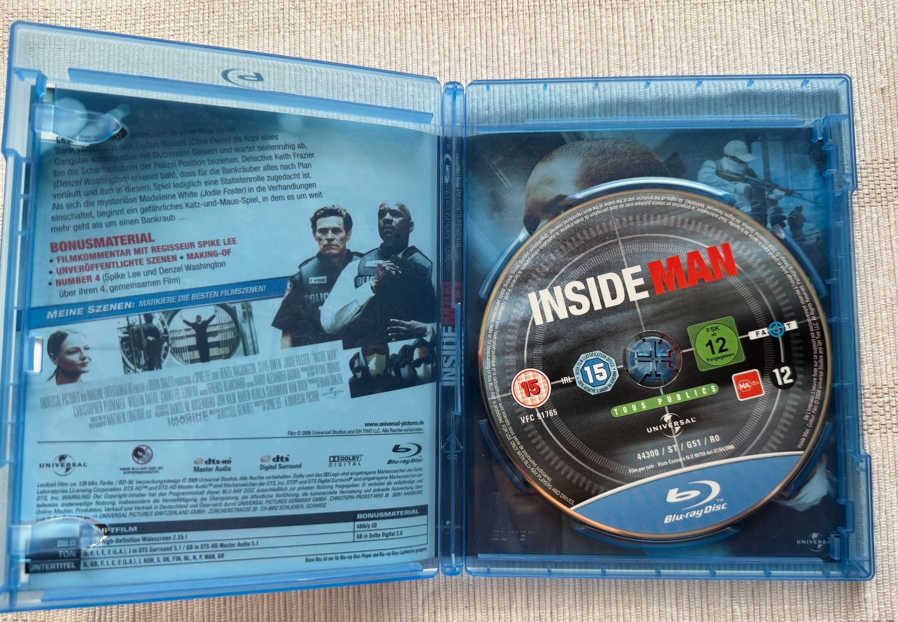 Inside Man [Blu-ray] - Denzel Washington (Gebraucht) in Arbon für CHF 5 ...