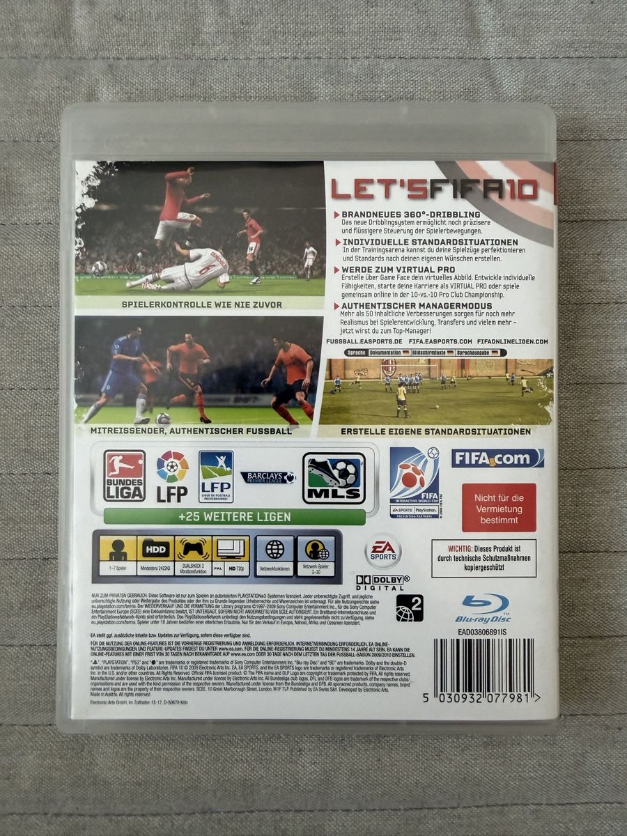 Sony Spiele: FIFA 10 für PS3 – Gebraucht aus Thunstetten von Virus_33 2