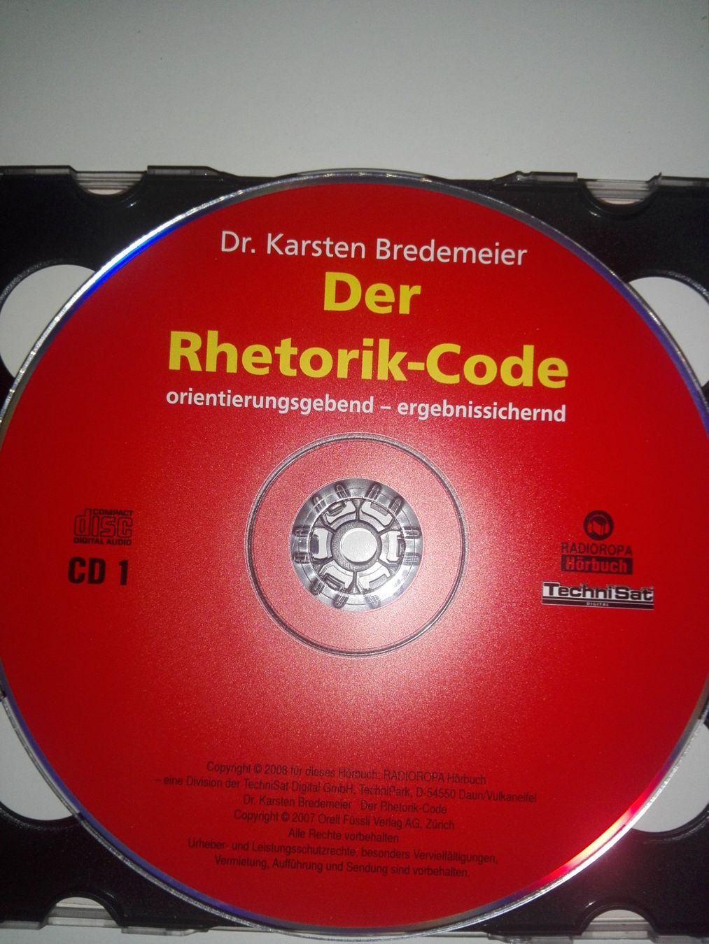 Audiolibri: Der Rhetorik-Code (Dr. Karsten Bredemeier)     -2'Audio-CDs- – Usato da St.Galllen venduto da elkaphone 1