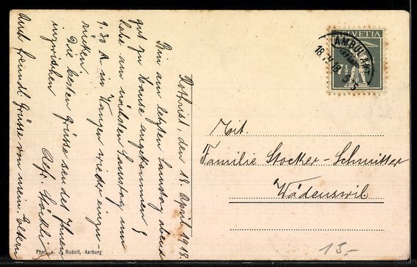 Cartoline postali: AK Rothrist, Kirche – Usato da Berlin venduto da bartko-reher 1