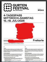 4 Tagespass Gurtenfestival