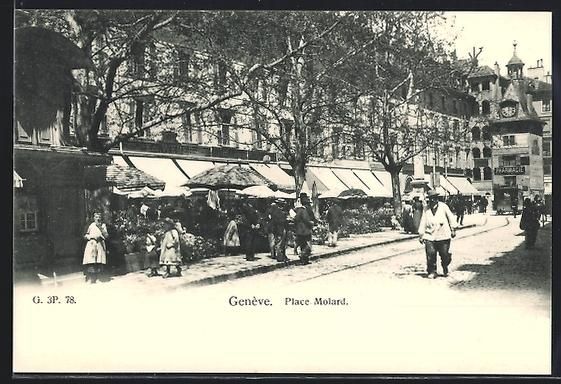 Ansichtskarten: AK Genève, Place Molard – Gebraucht aus Berlin von bartko-reher