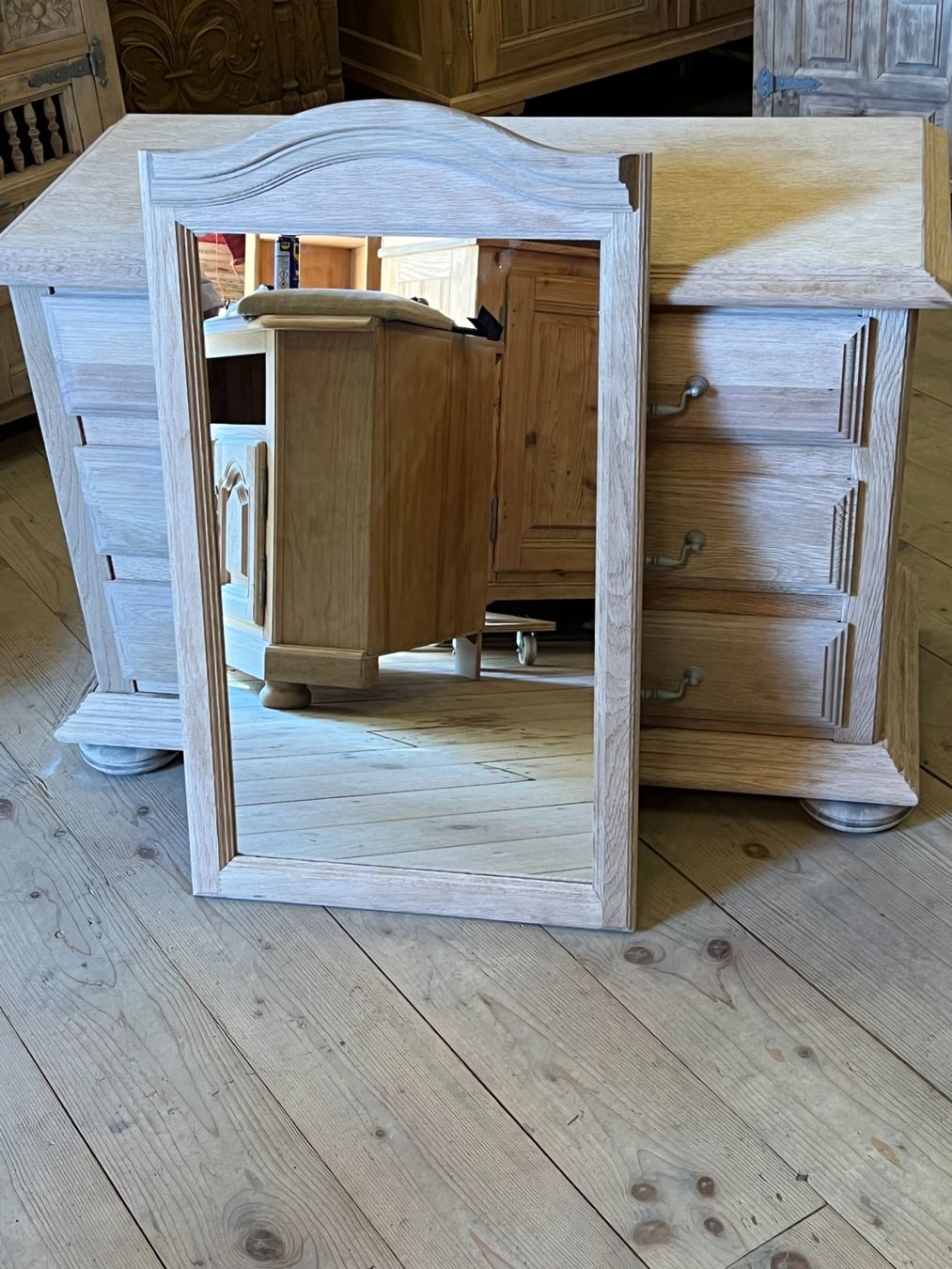Specchi: ART 1061-H Miroir chêne sablé – Usato da Pont-La-Ville venduto da BCMGLEAL
