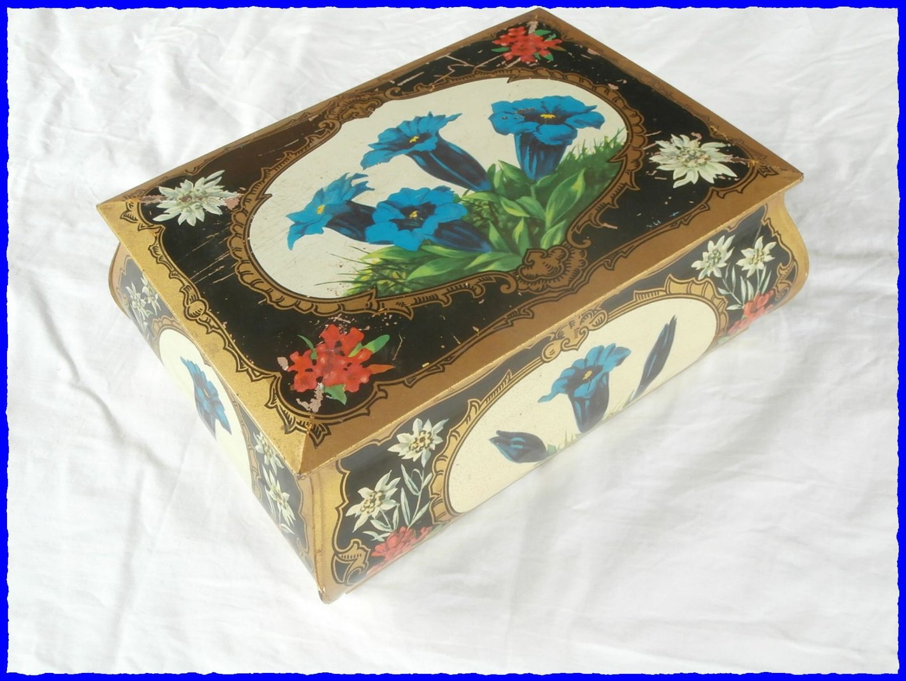 Barattoli: Prachtvolle alte Blechdose - 29cm - Bisquitdose - Hoffmann – Usato da Worblaufen venduto da Re_mo81 2