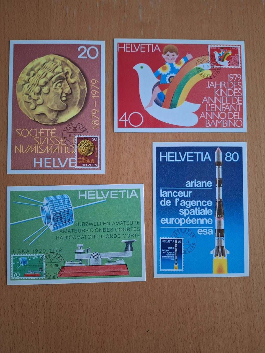 Tutti i francobolli: Maximumkarten Nr. 5-8/1979 – Nuovo (secondo la descrizione) da zumikon venduto da lotegrandote