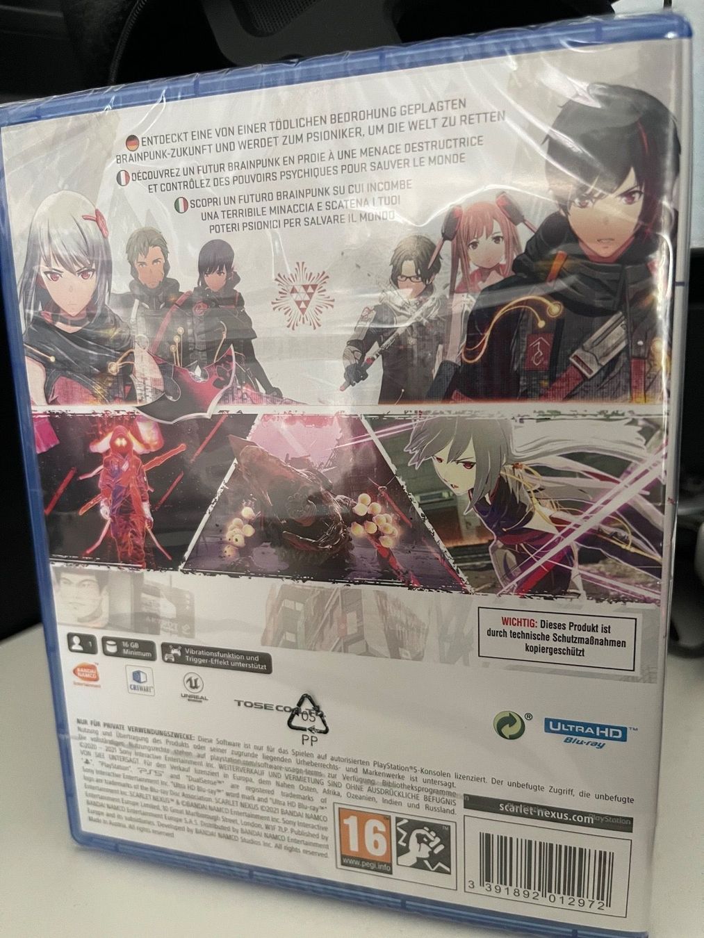 Bandai Spiele: Scarlet Nexus PS5 ***SEALED*** – Neu und originalverpackt aus Derendingen von Ninten.do 1