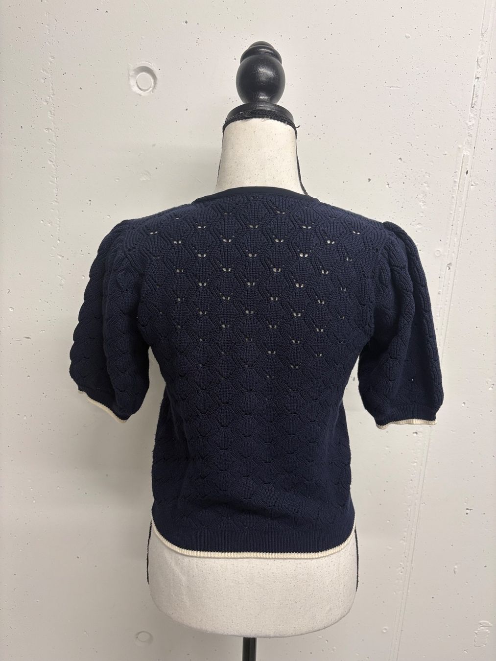 Twinset Maglioni & Felpe: Twinset Strickpullover Shirt blau Gr. S Kurzarm – Nuovo (secondo la descrizione) da Regensdorf venduto da secondchancefashion 4