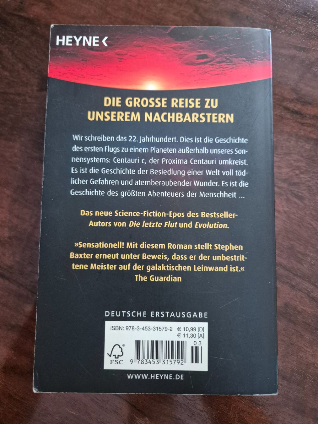 Livres: Proxima - Stephan Baxter – D'occasion à Luzern par Rafa.s 1