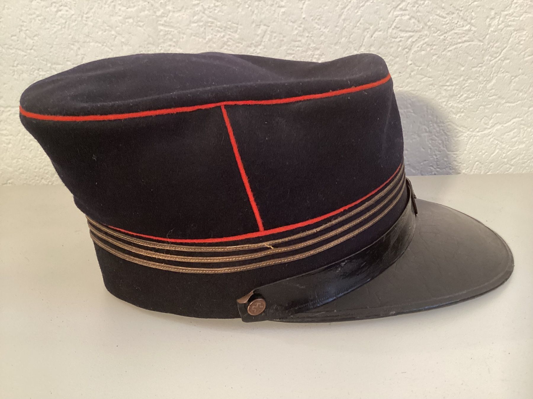 Schweizer Armee Uniformi: Casquette officier 1898 – Usato da Vouvry venduto da marius09 3