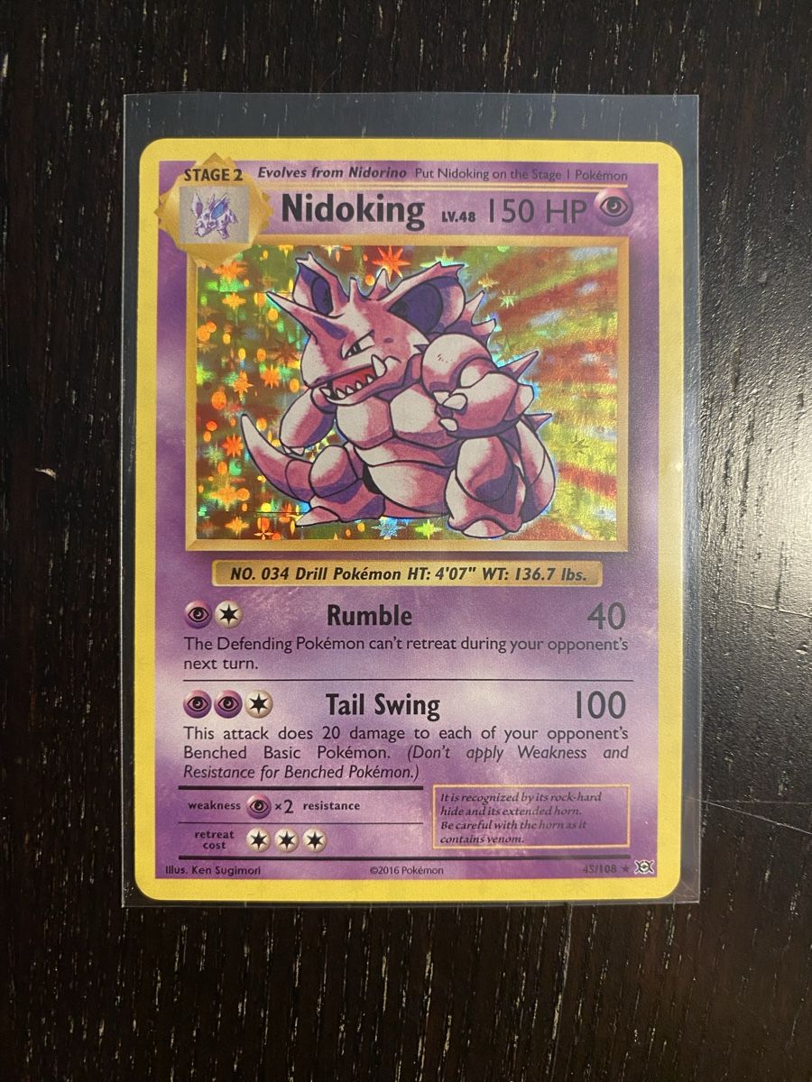 Pokémon Carte collezionabili: Nidoking #45 Holo - XY Evolutions 2016 – Usato da Unterentfelden venduto da KoolAid-WhiTe