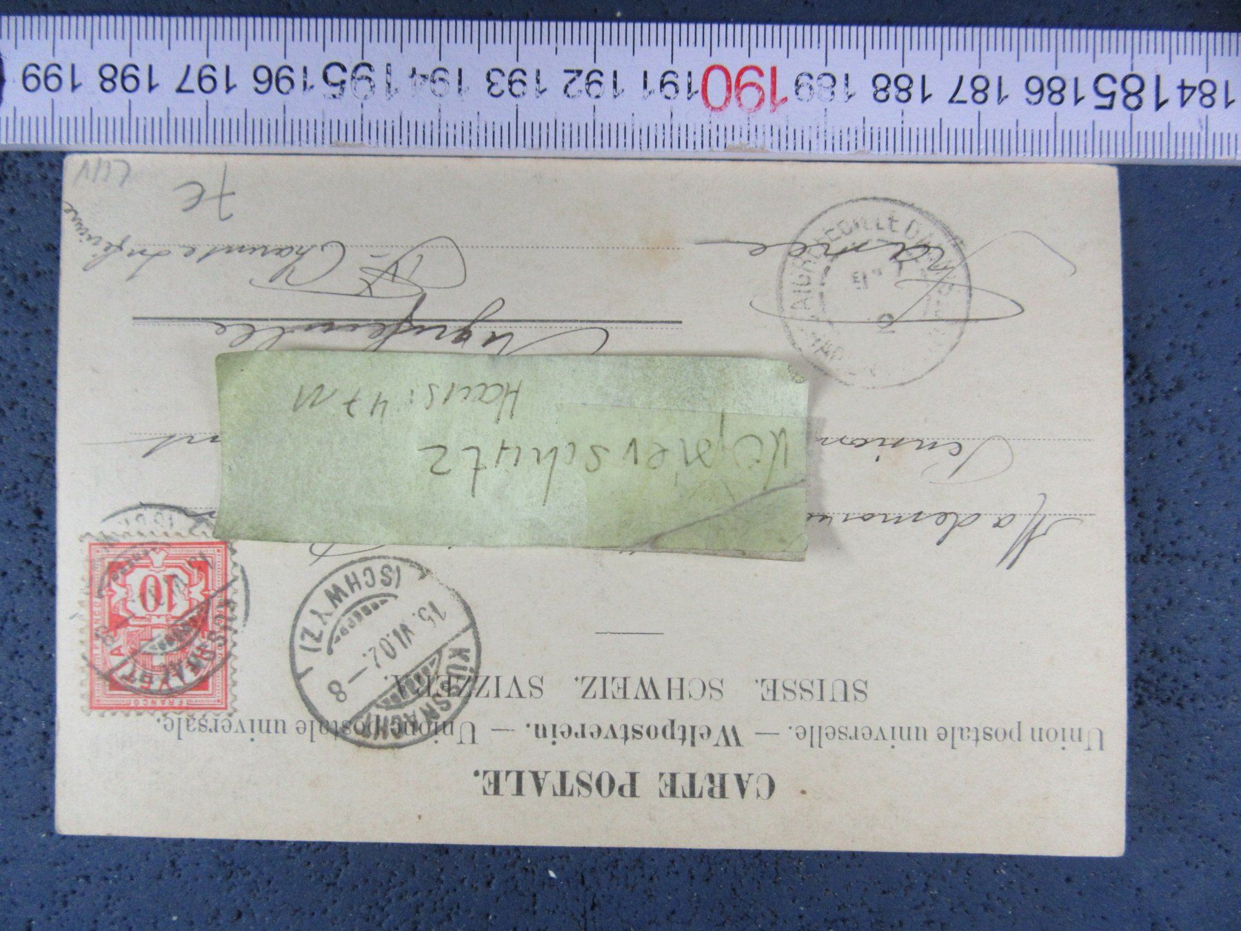 Cartoline postali: LUZERN 1902 LU AK REUSS – Usato da Ettingen venduto da Hausi4711 1