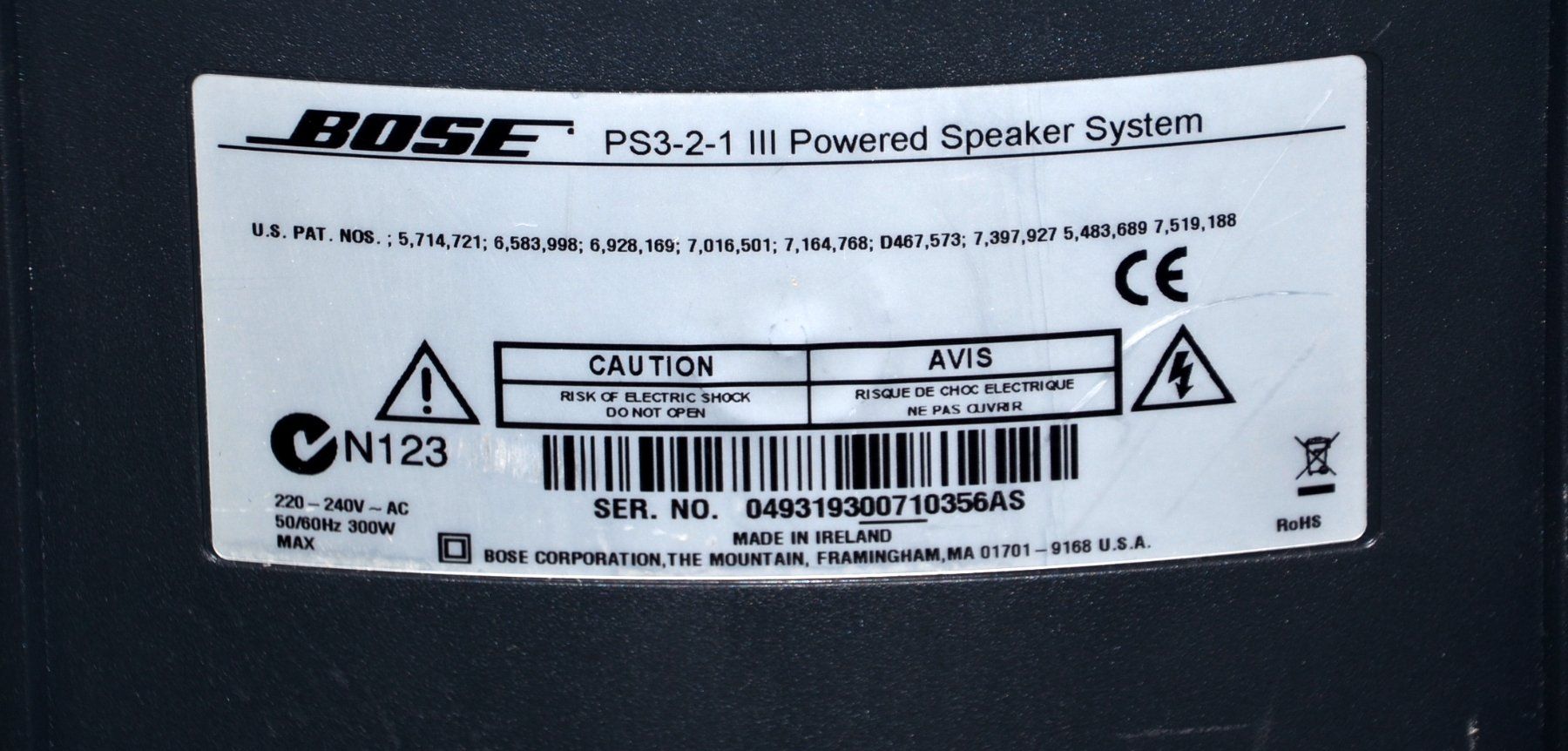 Bose Heimkino: Bose AV3-2-1III Media center PS3-2-1 Powered Speaker System – Gebraucht aus Collonges von arashee 5