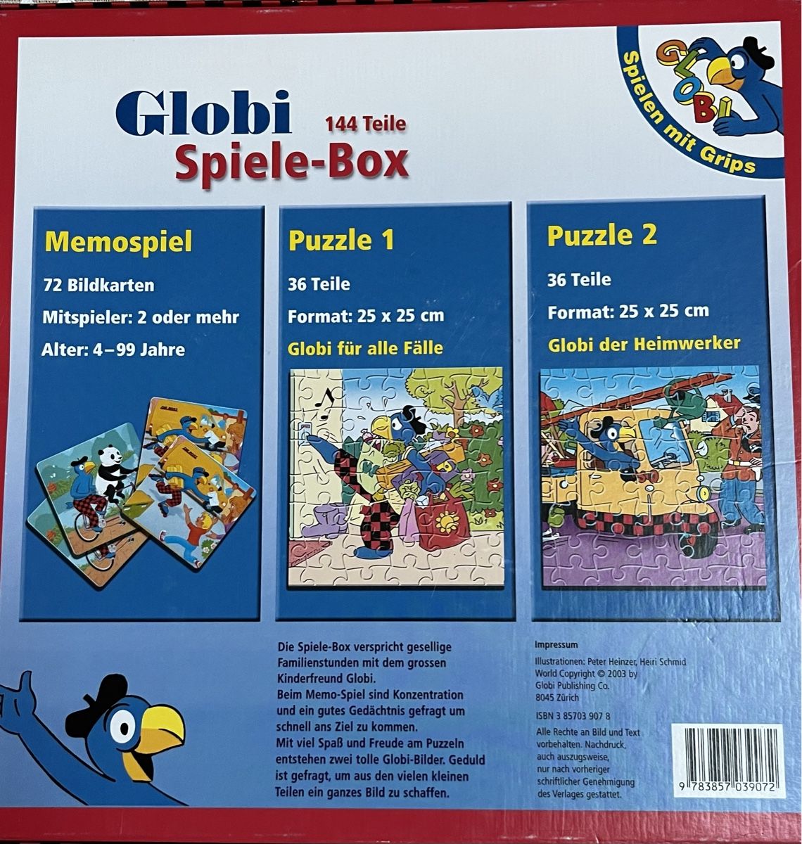 Carlit Giochi: Globi Spiele Box – Usato da La Tour-de-Peilz venduto da Pansy02 4