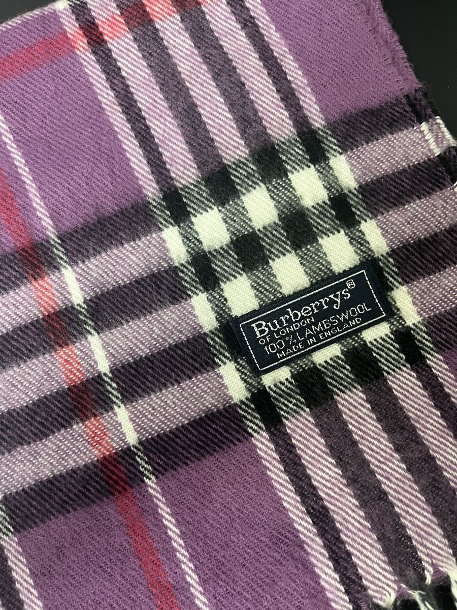 Burberry Foulards, Tücher & Schals: Écharpe Burberry laine violet clair  – Neu (gemäss Beschreibung) aus Les Avanchets von lunedeneige.shop 1