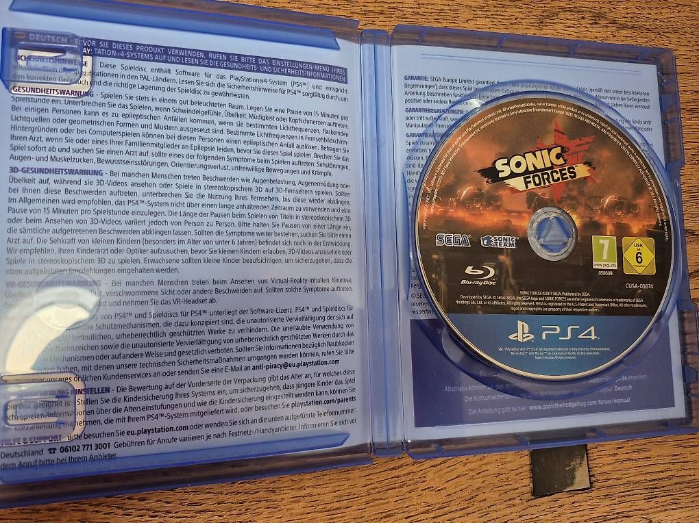 Spiele: Sonic Forces PS4  – Gebraucht aus Horw von Mschaefer 1