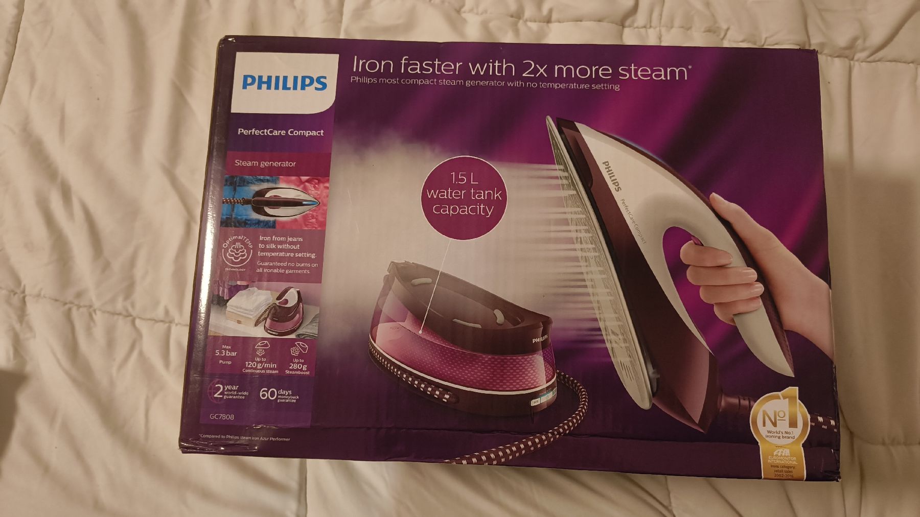 Philips Ferri da stiro: Philips PerfectCare Compact Dampfgenerator – Nuovo e nell'imballaggio originale da Basel venduto da MinaM2014 2