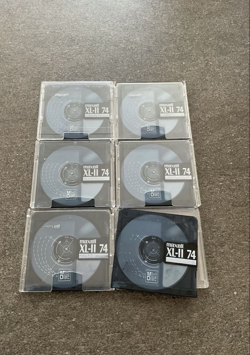 Minidisc: Maxell MiniDisc XL-II 74 6 Stk.  – Usato da Jegenstorf venduto da BAVARIA4CH