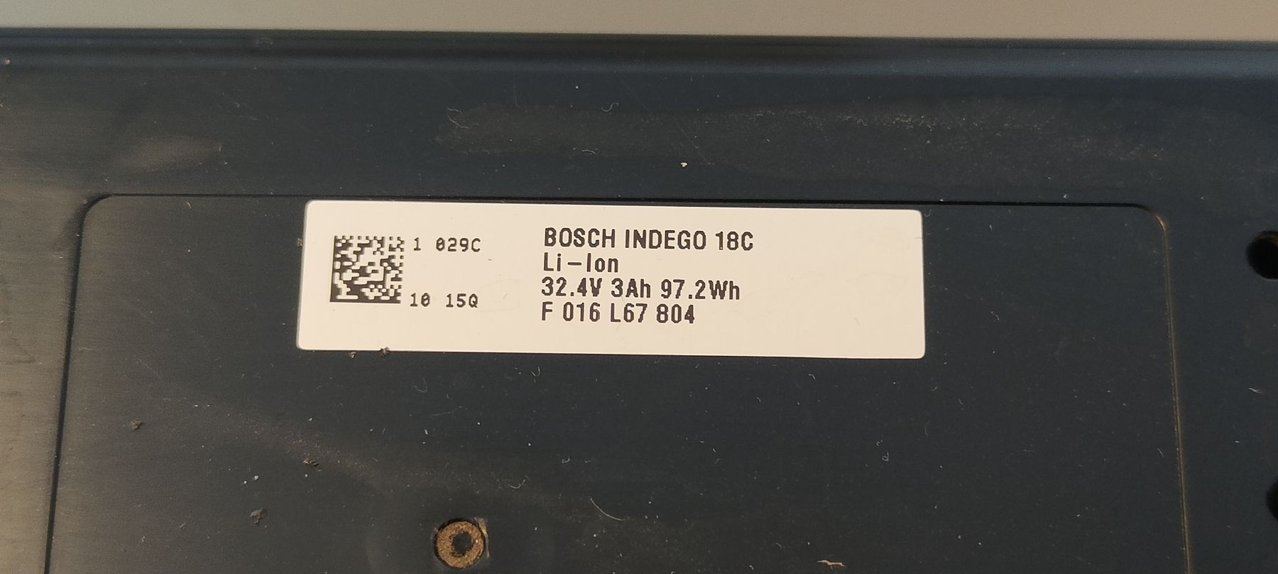 Bosch Caricatori & Batterie: Batteria per Bosch Indego 18C - 32,4V, 3Ah – Usato da Massagno venduto da Massimo037 2