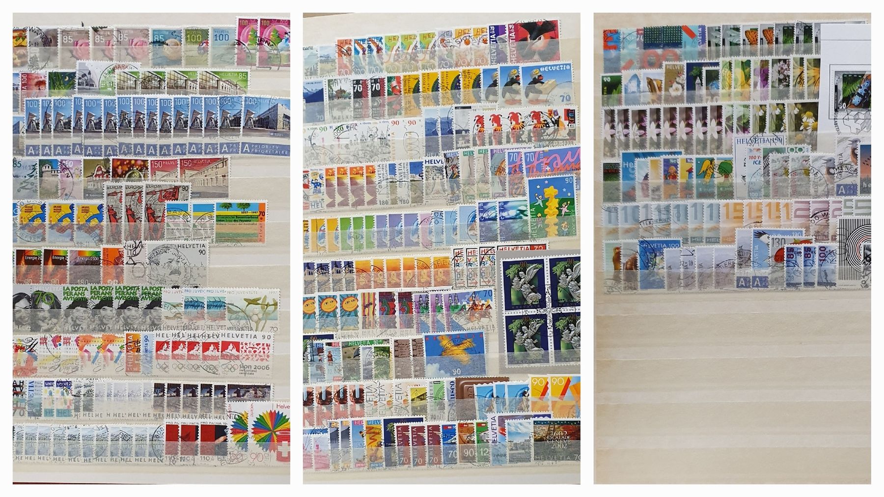Alle Briefmarken: Restlot Schweiz in 5 Album – Gebraucht aus Kreuzlingen von Rschweiz1 6
