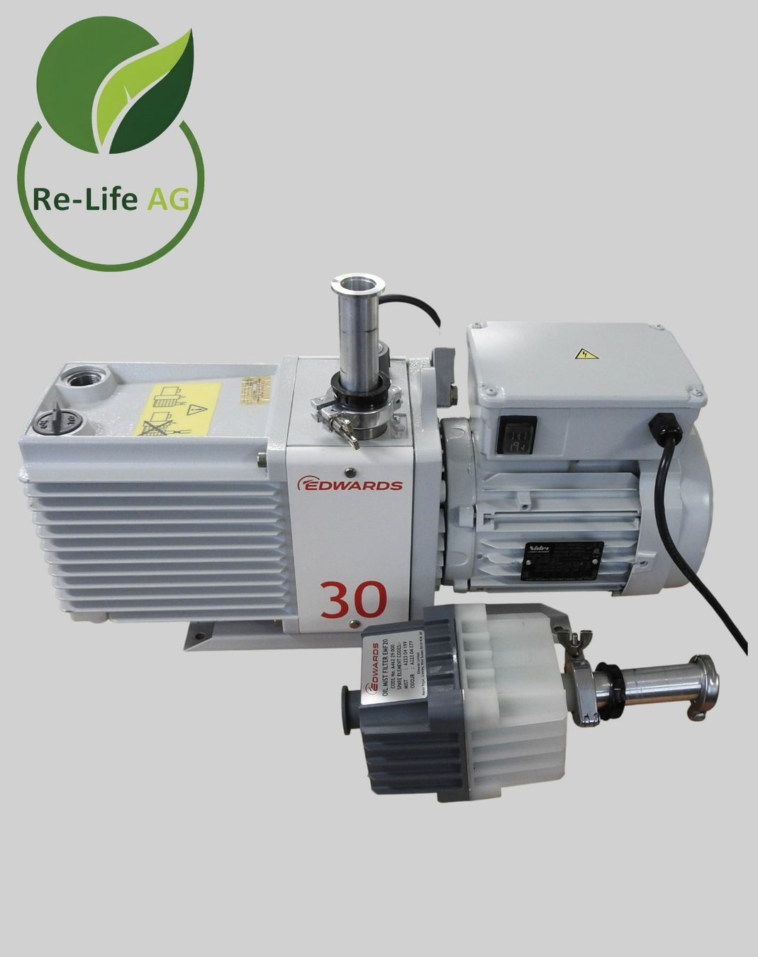 Accessori da laboratorio: Edwards E2M30 Drehschieber-Vakuumpumpe – Usato da Reinach BL venduto da Re-LifeAG_Labor 1