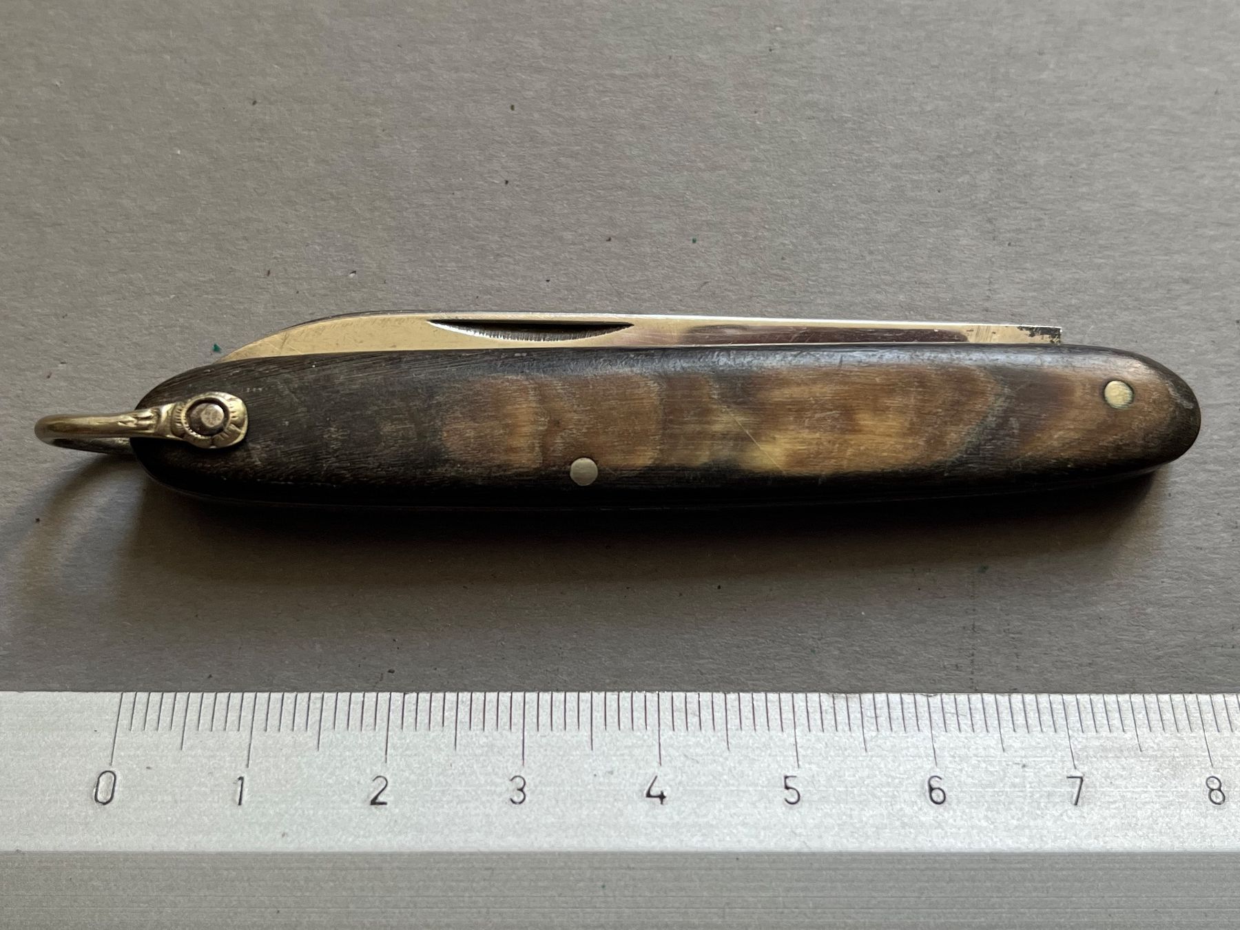 Couteaux de poche: Altes Sackmesser INOX 80 mm - Horn – D'occasion à Zürich par FV.vintage 8