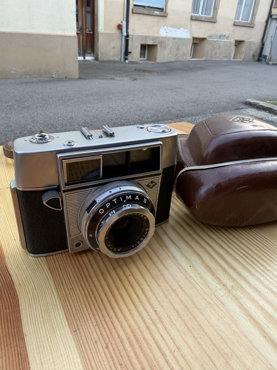 Fotocamera: Agfa Optima II mit Leder-Tasche - – Usato da Plasselb venduto da SeislerBrocki