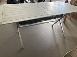 Klapptisch Aluminium Camping Tisch guter Zustand 120x60cm