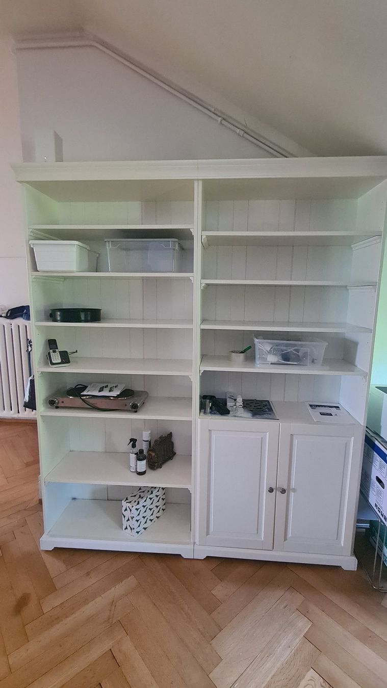 Ikea Scaffali: Bibliothèque IKEA LIATORP blanche – combinaison 2 éléments – Usato da Lausanne venduto da msc_kn5v