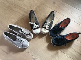 Damen Sommerschuhe Lacoste/adidas/Toms