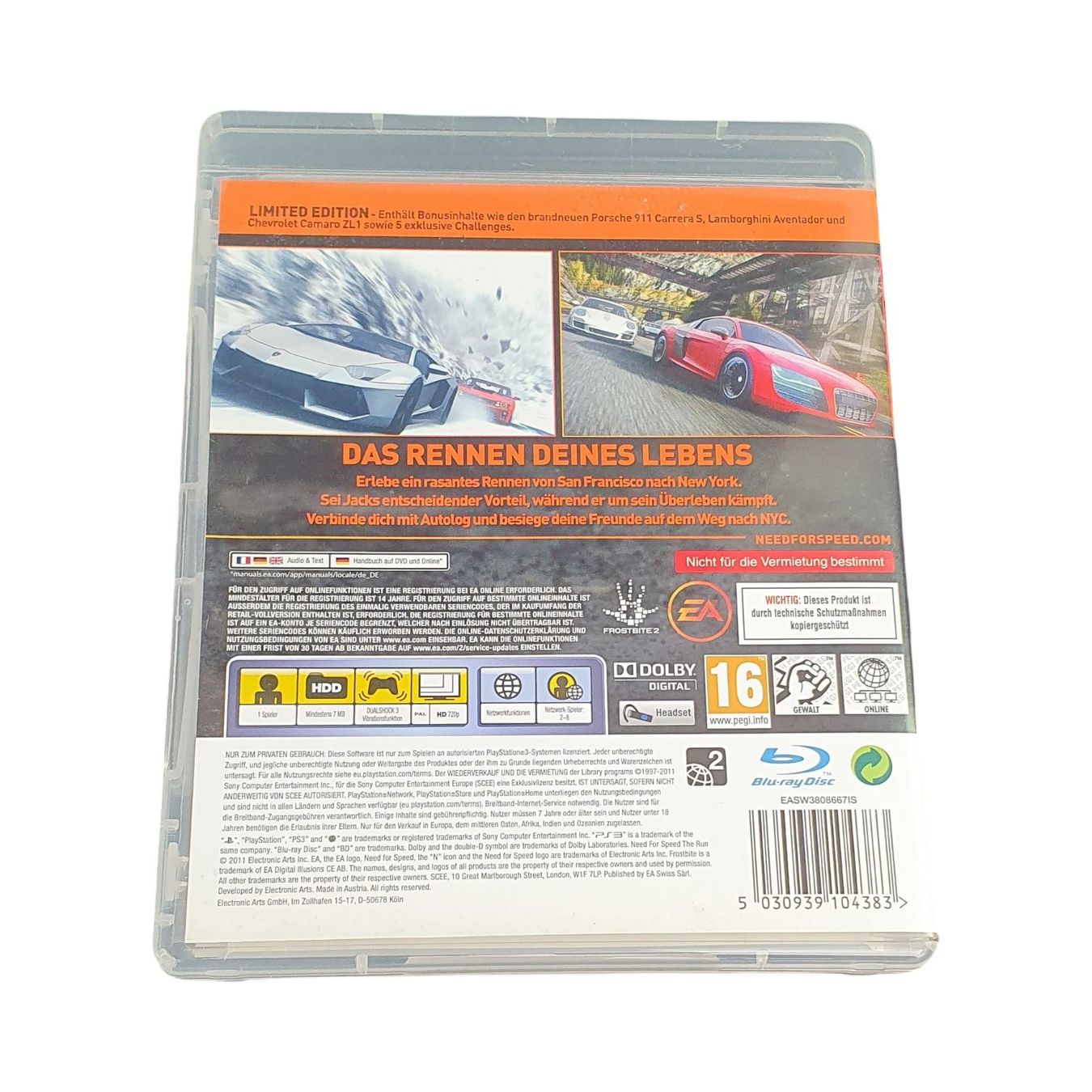 Spiele: NEED FOR SPEED The Run LIMITED EDITION PS3 – Neu (gemäss Beschreibung) aus Wangen b. Olten von Restwert_Wangen 1
