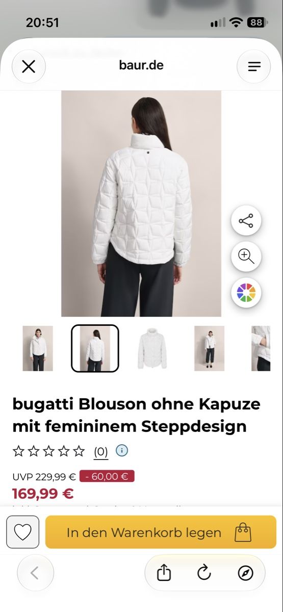 Bugatti Jacken: Bugatti dunkelblau Gr 34 Steppdesign – Neu (gemäss Beschreibung) aus Cham von kroti68 6