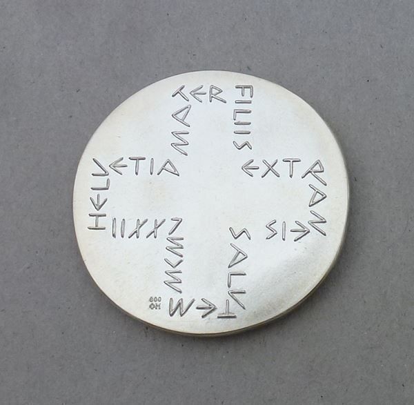 Medaillen: Top ++ Hans Erni Silber Medaille 1972 – Gebraucht aus Walkringen von Casablanca777 1