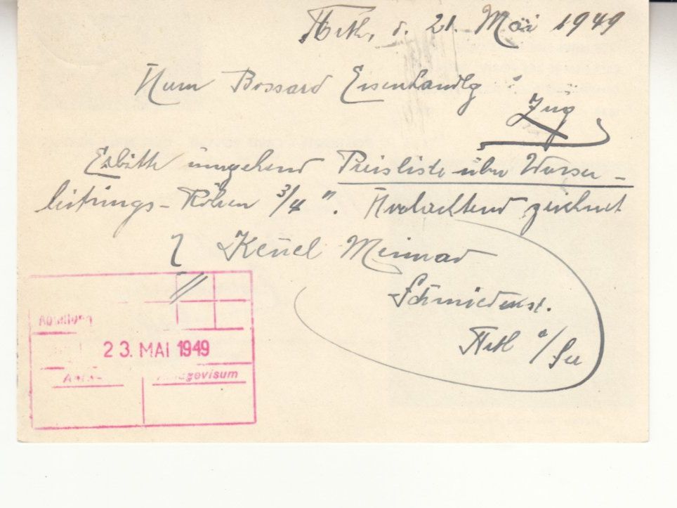 Tutti i francobolli: SGK PK 180.004 Expressbote – Usato da Bürglen TG venduto da StampGraf 1