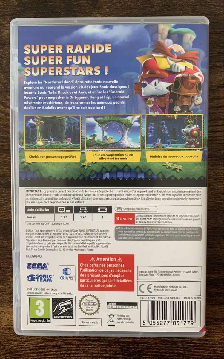 Sega Giochi: Nintendo Switch Sonic Superstars – Usato da Stansstad venduto da goodmorninglucerne 2