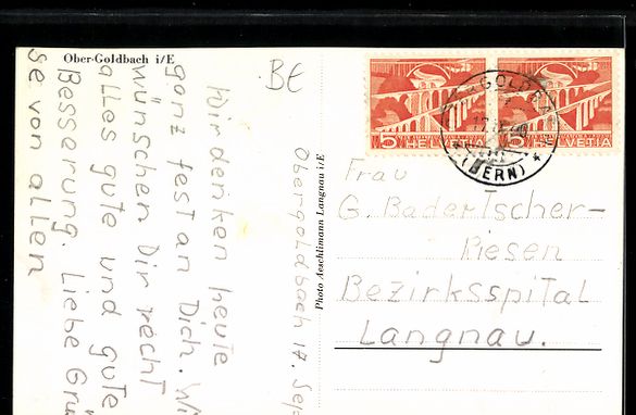 Cartes postales: AK Ober-Goldbach i. E., Teilansicht – D'occasion à Berlin par bartko-reher 1