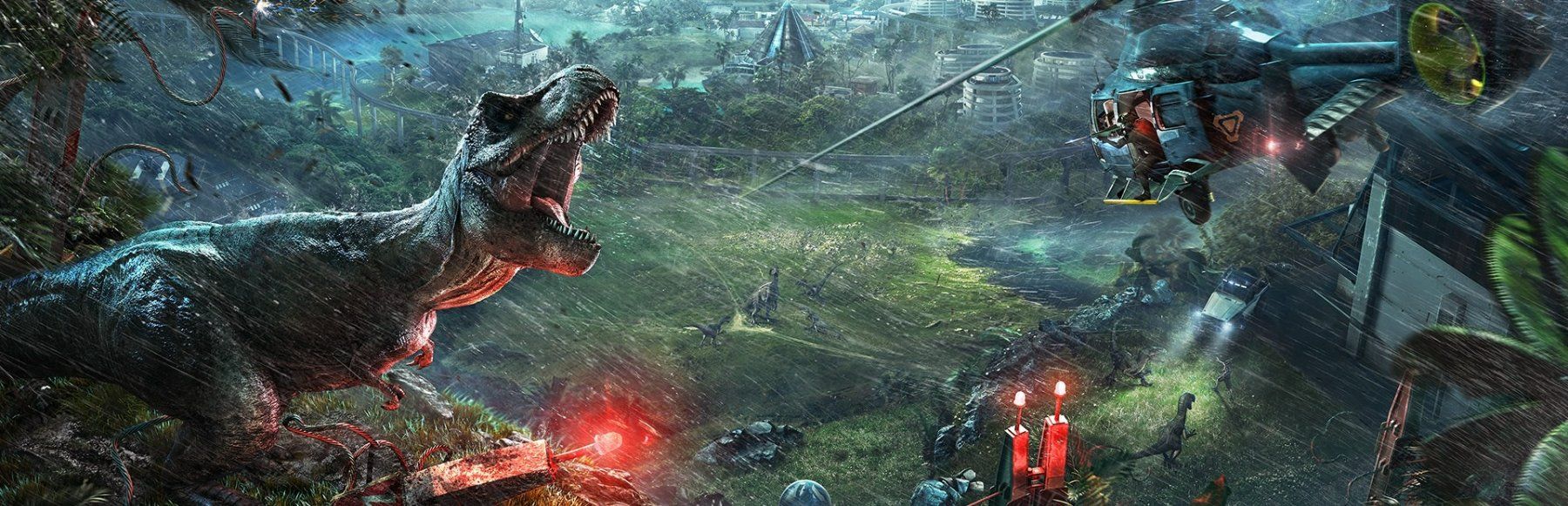 Microsoft Spiele: Jurassic World Evolution  Dinosaurier hautnah  Xb One – Gebraucht aus Schüpfheim von Games_Spielkonsolen 3
