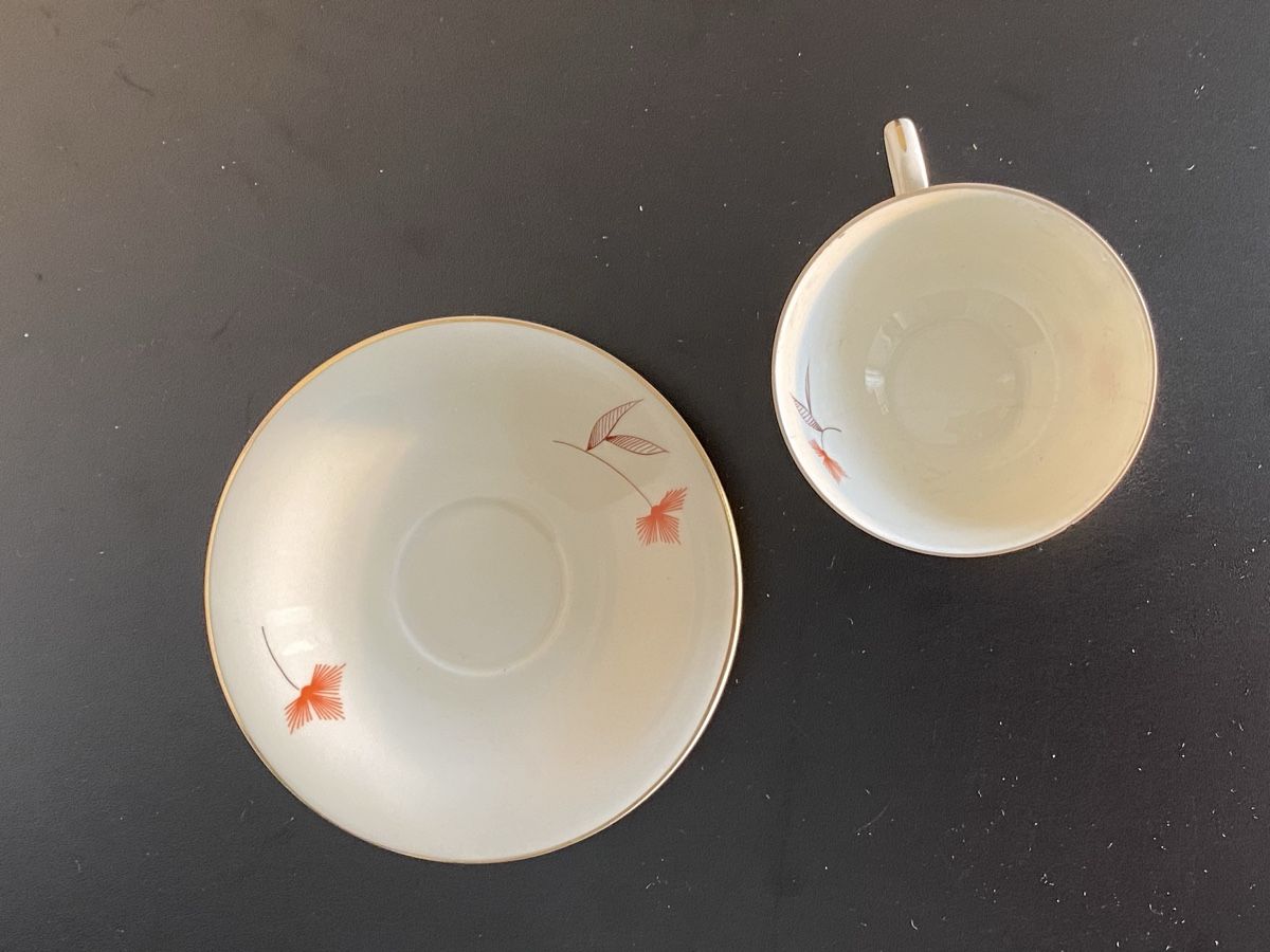Tassen: 5 Mocca Tassen mit Unterteller, Vintage, 5 Stk. – Gebraucht aus Flawil von sonnengeist 7