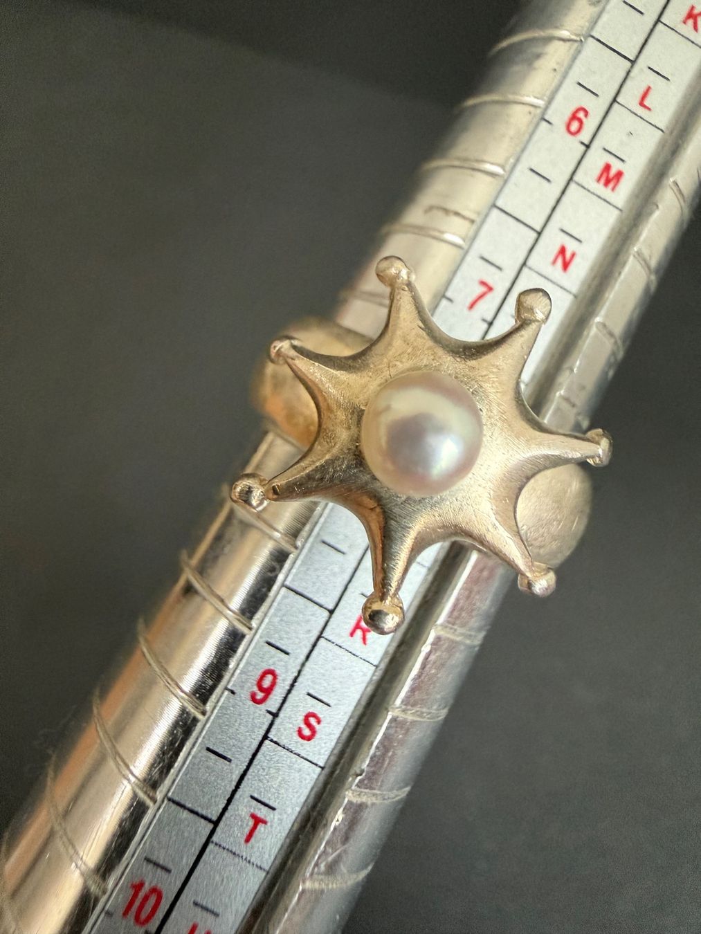 Anelli: Silber Ring mit echte Perle 925 – Usato da Spiegel b. Bern venduto da Rogger72 5
